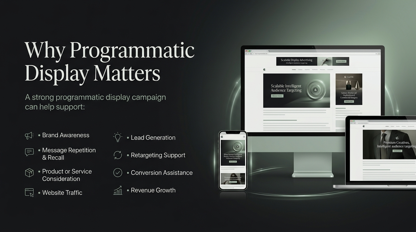 Can Display Programmatic Programmatic Display - Crosstide Media