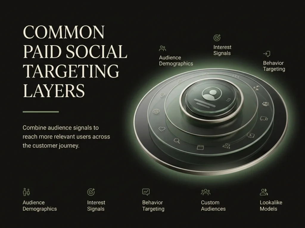 Common Paid social targeting layers