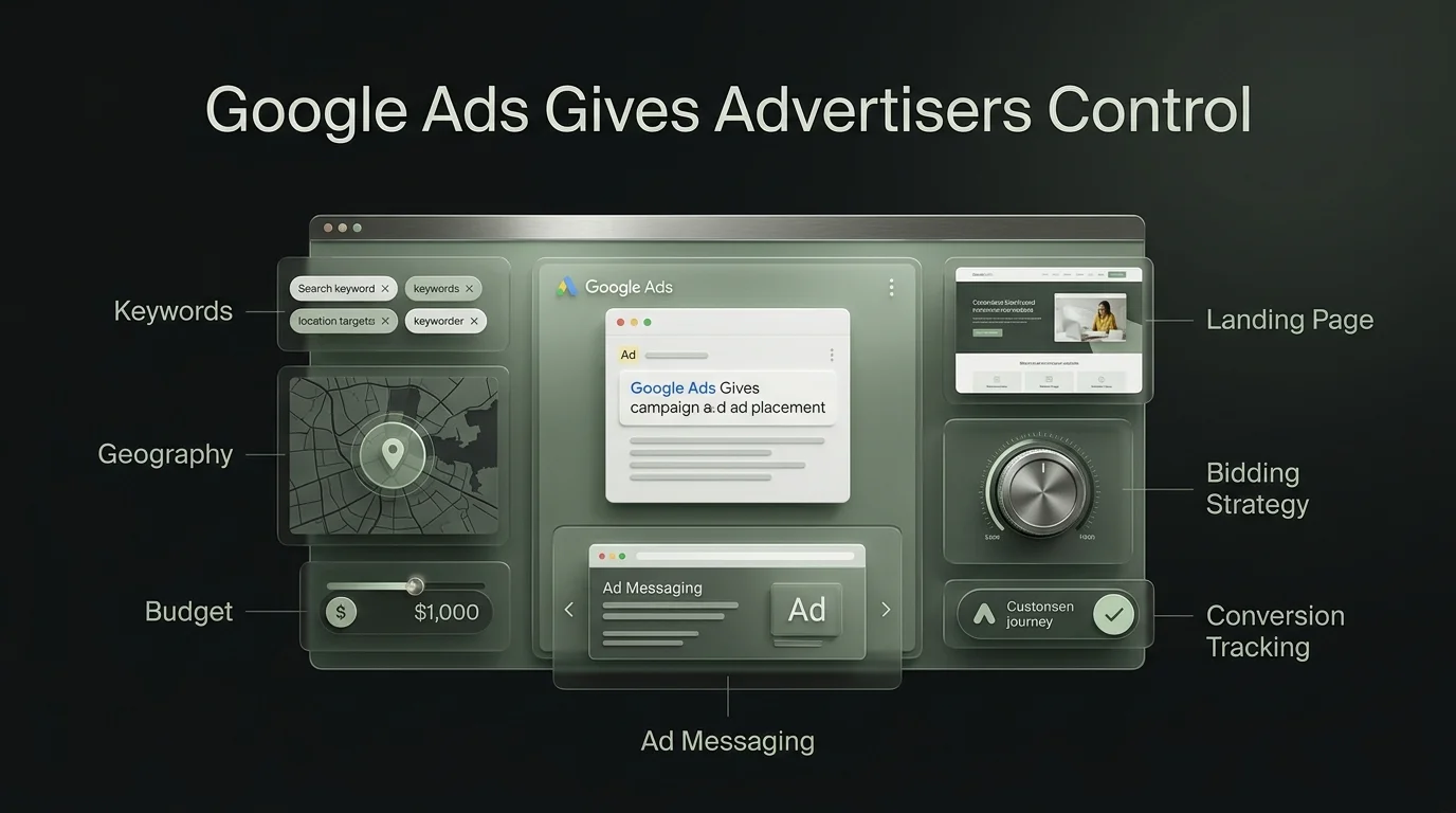 Google Ads Gives advertisers control