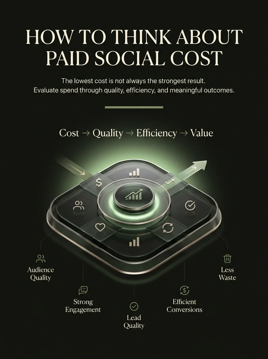 How to think about paid social cost