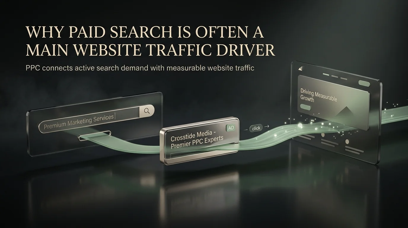 Why Paid Search is often a main website traffic drivers